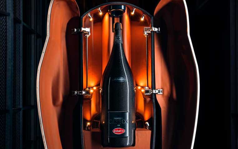bugatti carbon fiber bottle