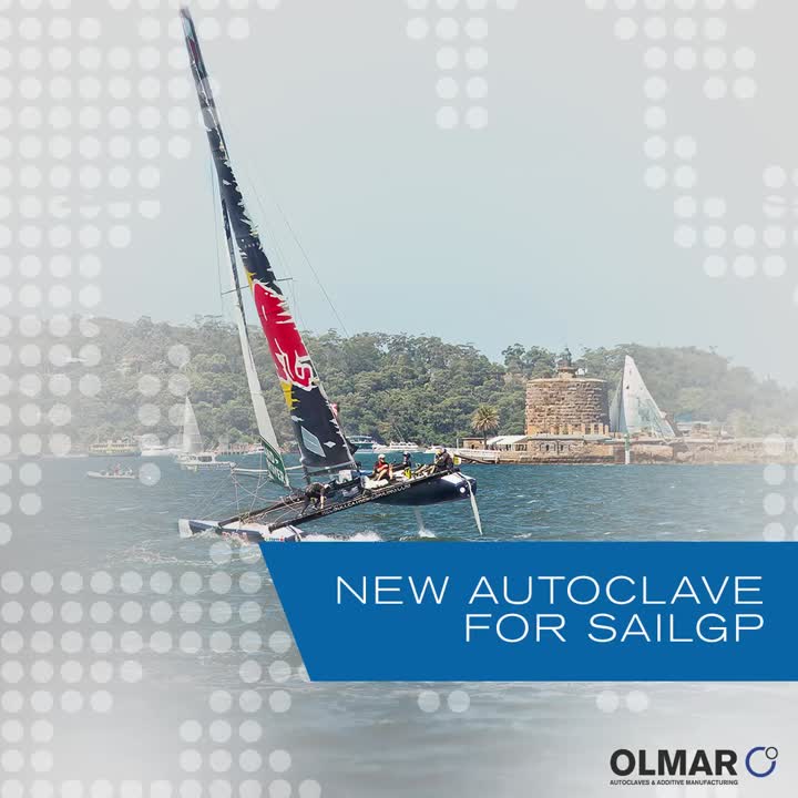 New autoclave for #SailGP, the #Formula1 of the sea
